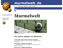 Tablet Screenshot of murmelwelt.de